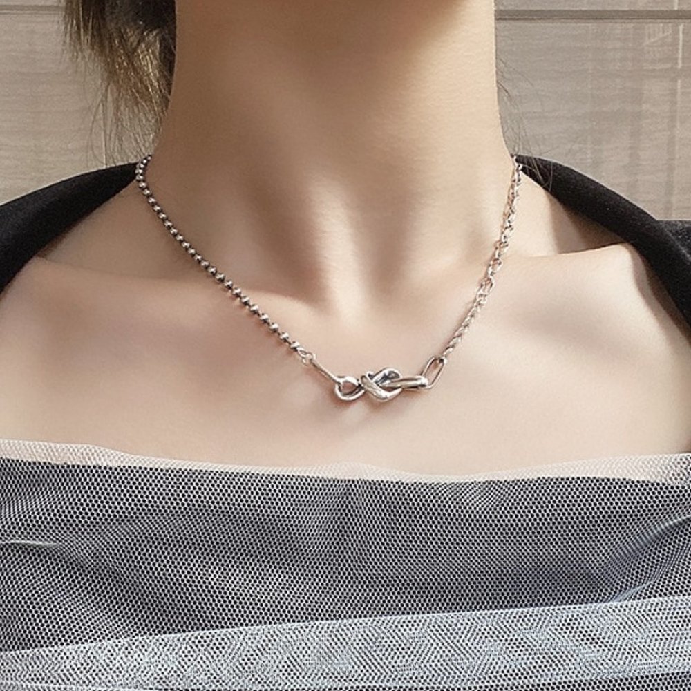 *NEW 925 Sterling Silver Vintage Heart Necklace - Picture 2 of 10